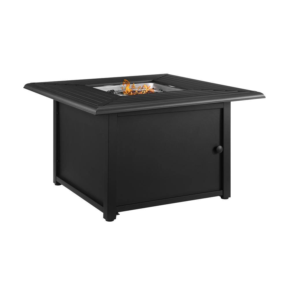 CROSLEY FURNITURE Dante Metal Outdoor Fire Pit Table CO9014BK The