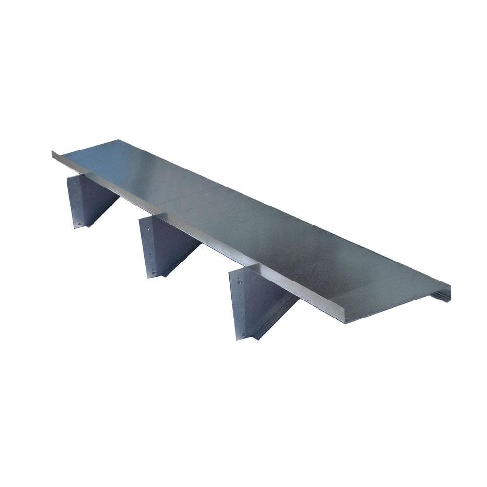 12 in. x 48 in. Metal Shelving with Brackets