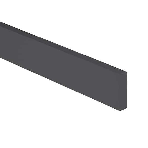 Home Decorators Collection Washington Franklin Hargrove 48 in. W x 0.75 in. D x 3 in. H in Valiant Onyx Plain Valance Molding