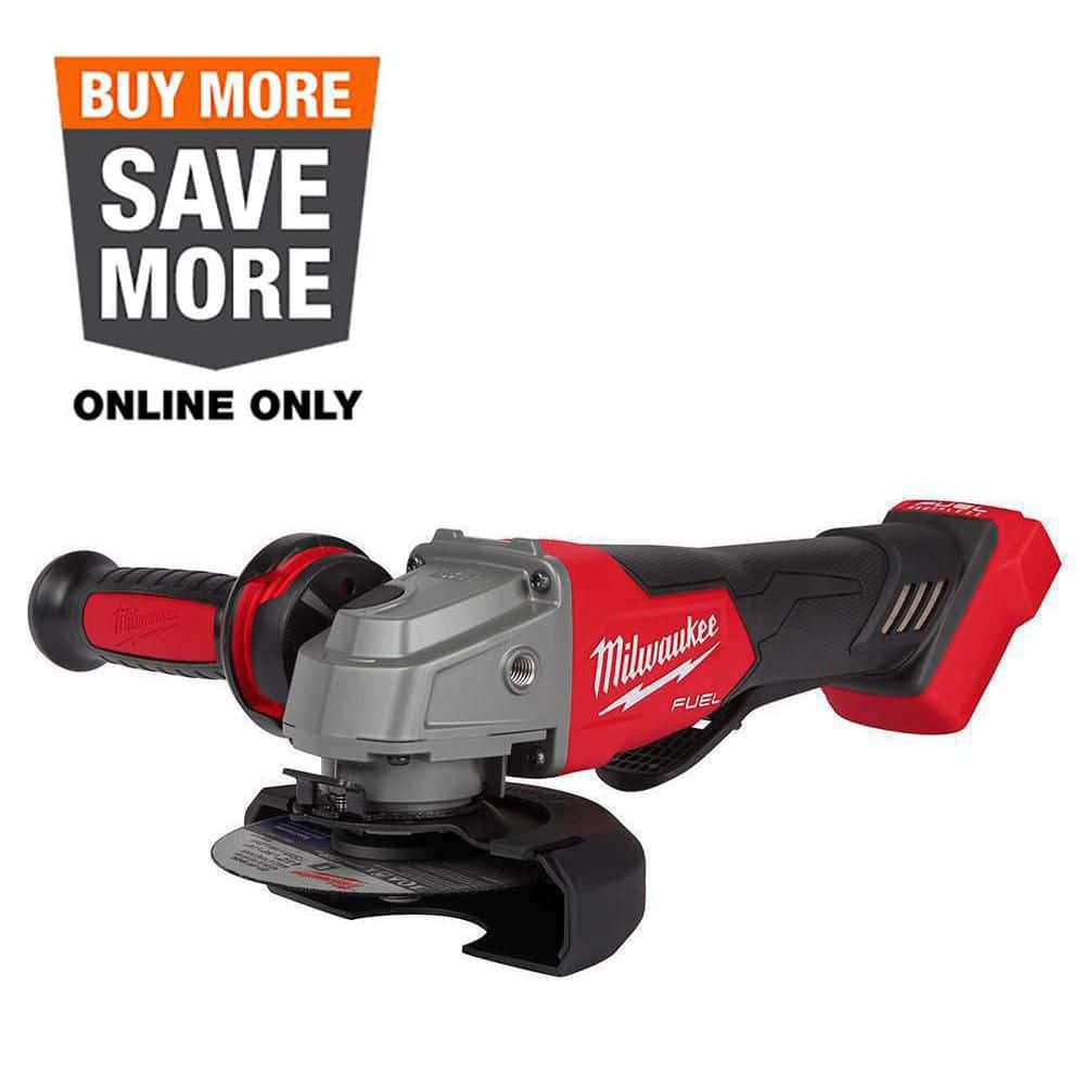 Milwaukee M18 FUEL 18V Lithium Ion Brushless Cordless 4 1/2 in. 5 in Grinder w Paddle Switch Tool