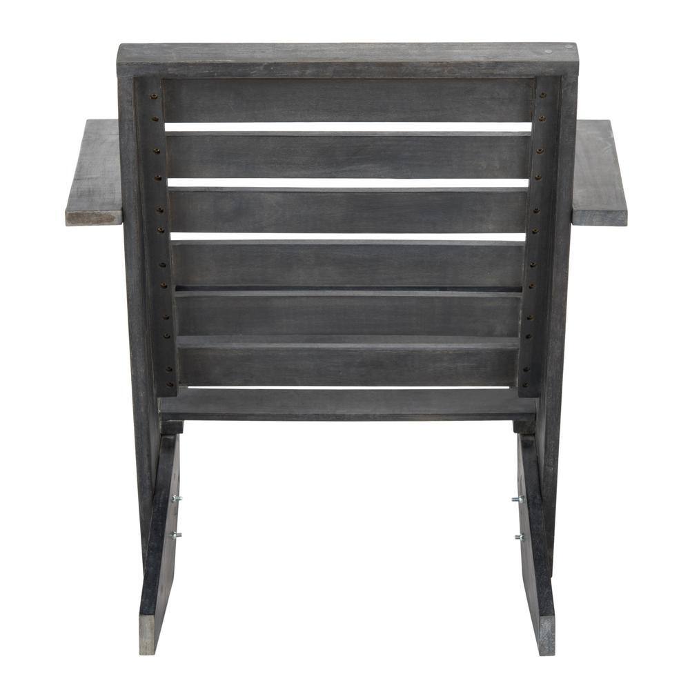 Lanty Dark Slate Gray Acacia Wood Adirondack Chair