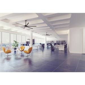 E-Series - (E12) 3600, Indoor Ceiling Fan (6 Blades), 11 ft. Diameter, Stealth Black, Variable Speed Controller