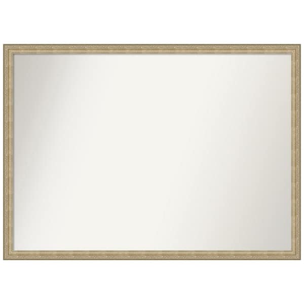 Amanti Art Paris Champagne 40 in. W x 29 in. H Non-Beveled Bathroom Wall Mirror in Champagne