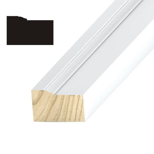 Builders Choice OP 381 1-1/4 in. x 2 in. Treated Primed Finger-Jointed Pine Brick Molding