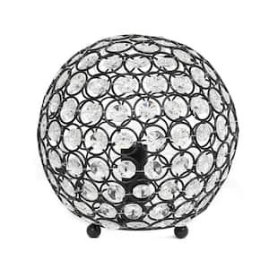 8 in. Restoration Bronze Crystal Ball Sequin Table Lamp