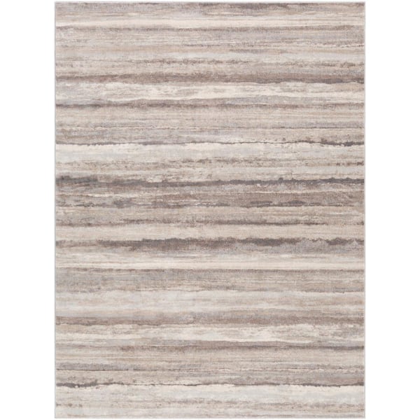 Livabliss Furaha Brown 10 ft. x 14 ft. Indoor Area Rug