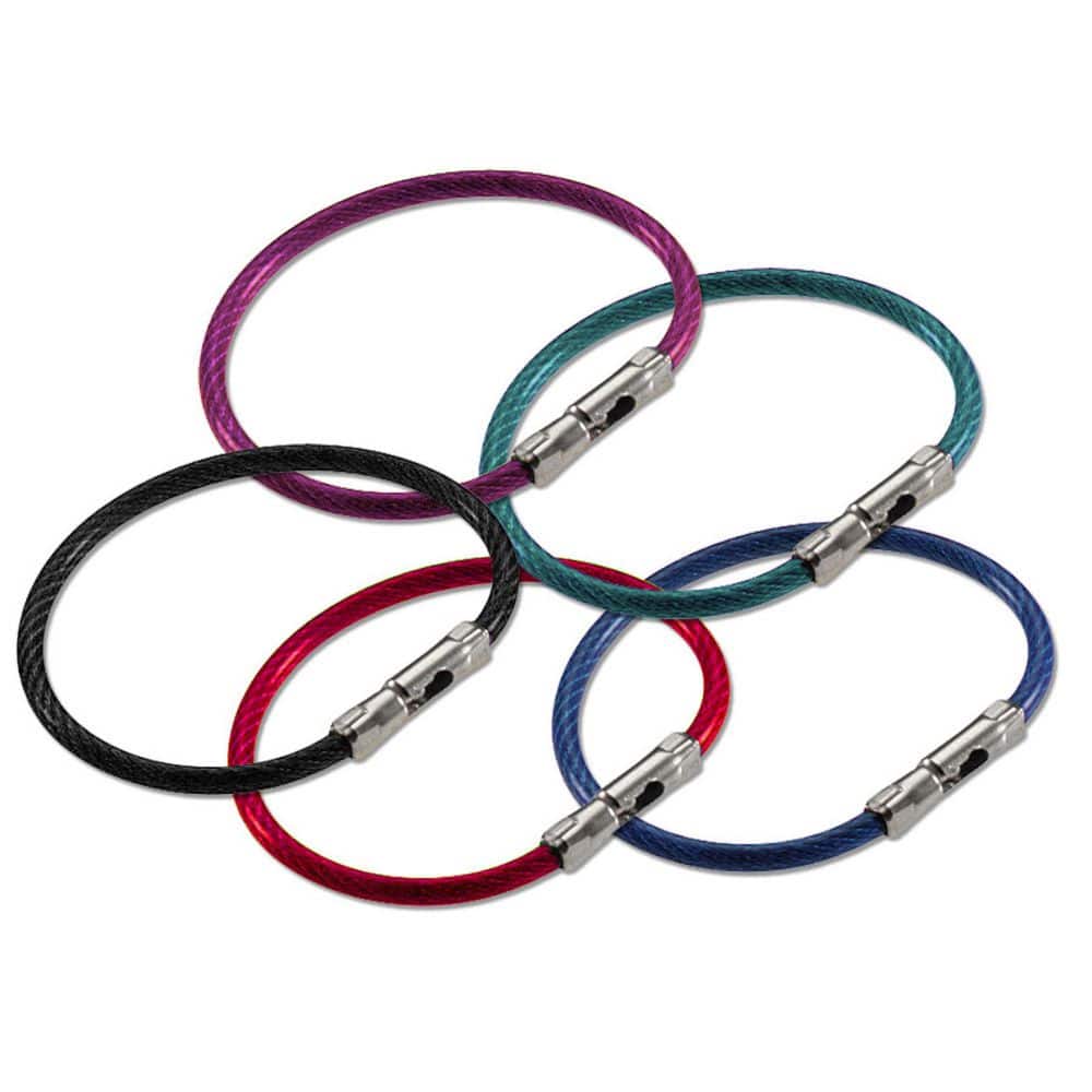 Lucky Line Products Flex-O-Loc Cable, Assorted, 150 Per Jar 71125