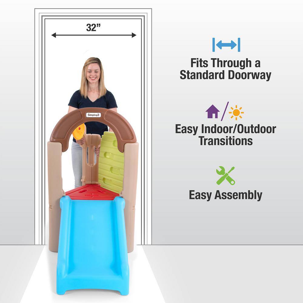 Simplay3 Multicolor Plastic Indoor/Outdoor Activity Climber