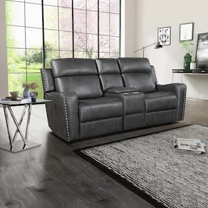 Lazzara Cadmus 72 in W Microfiber Fabric 2-Seater Manual Double