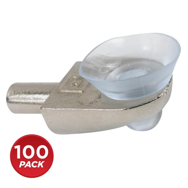 3/16 in. (5 mm) Nickel Glass Shelf Pin (100-Pack)