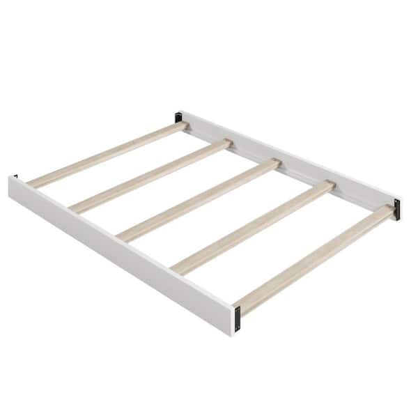 Polibi White Full Size Conversion Kit Bed Rails for Convertible Crib (1-Pack)