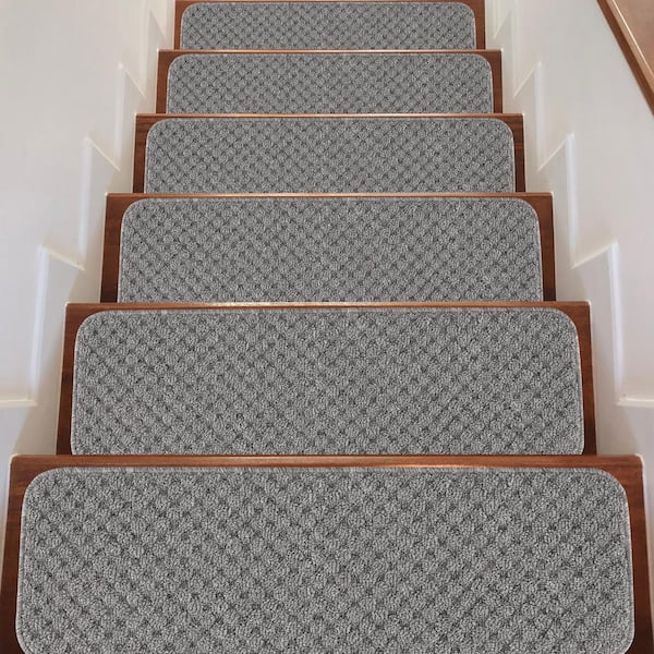 Acrylic Non-Slip Stair Runner Rug Stair Treads Cover Size (Set of