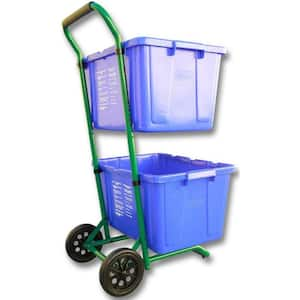 Recycle Cart for 400 Plus lbs. for Moving Recycle Bins (Single Pack)