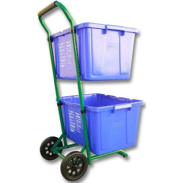 Unbranded Recycle Cart for 400 Plus lbs. for Moving Recycle Bins (Single Pack)