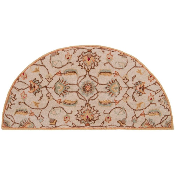 Livabliss John Gold 2 ft. x 4 ft. Moon Area Rug