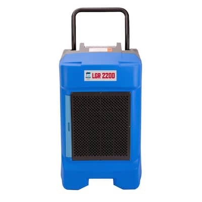 VG-2200 225 Pint Commercial LGR Dehumidifier for Water Damage Restoration Equipment Mold Remediation, Blue