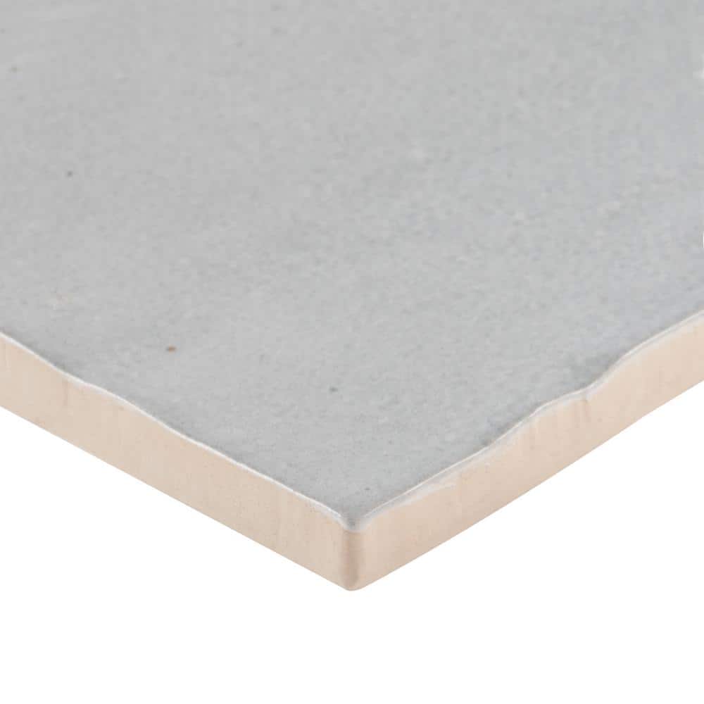 Kingston Gray 3x8 Glossy Ceramic Wall Tile for Kitchen and Bathroom