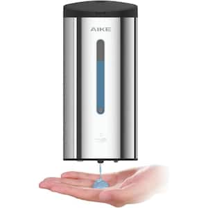 Automatic Touchless Wall-Mount Liquid Soap Dispenser with Large Capacity in Polished Stainless Steel 27Oz.