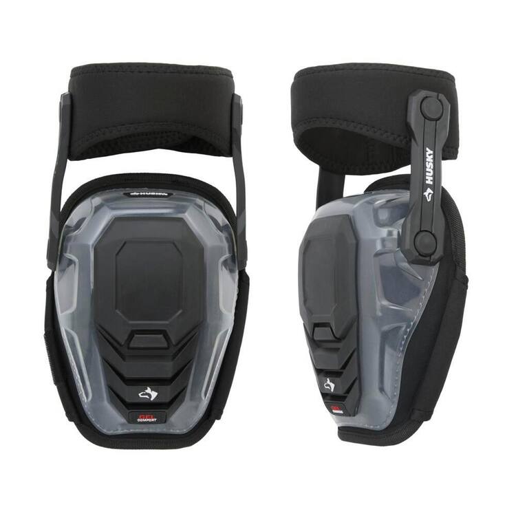 Husky Hard Cap Gel/Foam Stabilizer Knee Pads