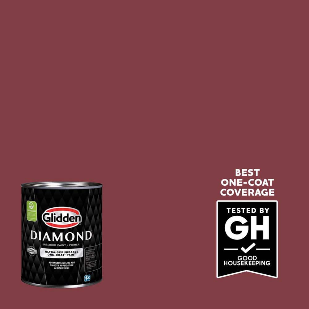 1 qt. PPG1052-7 Ruby Lips Satin Interior Paint with Primer price history on PriceWatchPro