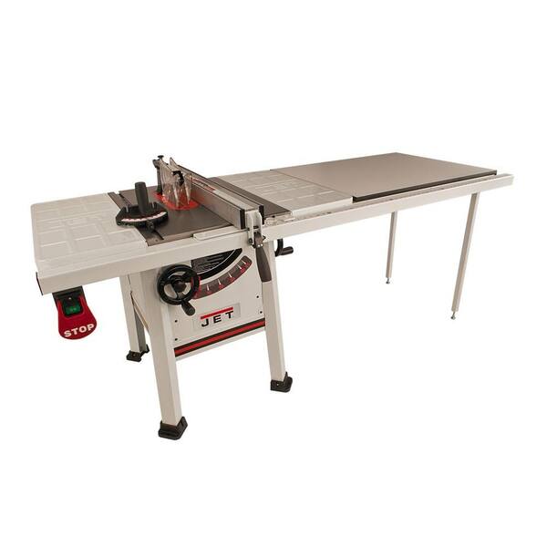 Jet 1.75 HP 10 in. Proshop Table Saw with 52 in. Fence, Steel Wings and Riving Knife, 115/230-Volt, JPS-10TS