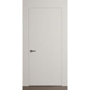 Invisible Frameless 32 in. x 80 in. Right Hand Primed White Wood Single Prehung Interior Door w/ Concealed Hinges