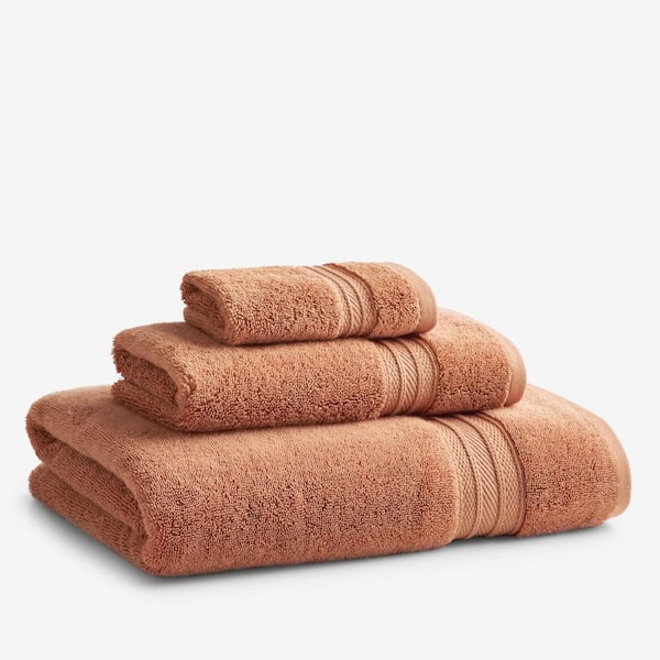 The Company Store Cotton TENCEL Lyocell Caramel Solid Bath Towel 59057 BATH CARAMEL