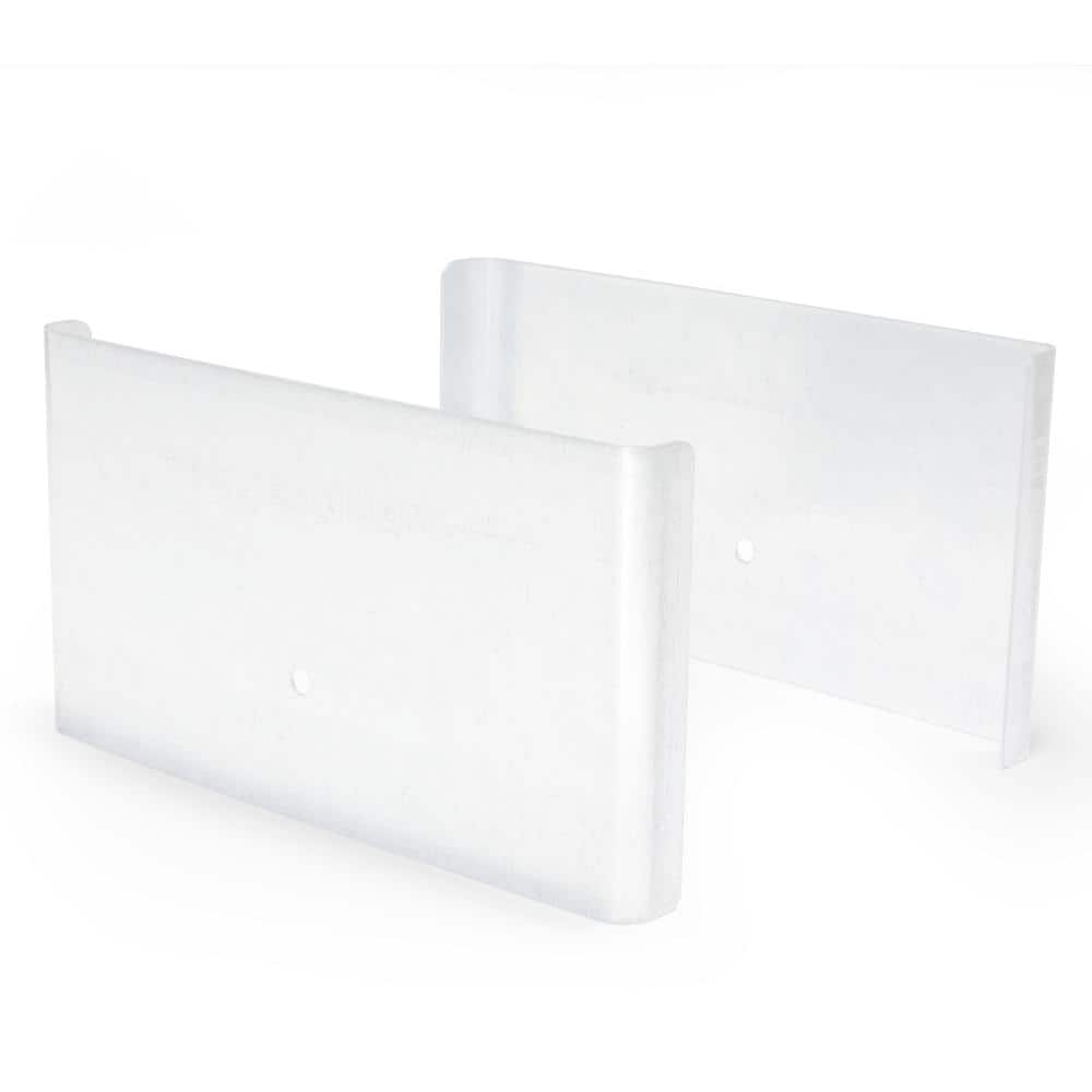 White Demi Fence Post Guard 5.5 in. L x 3 in. H x .5 in D for Wood price history on PriceWatchPro