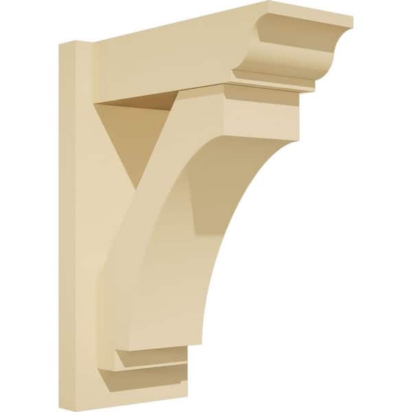 Ekena Millwork Imperial 7 in. W x 18 in. H x 14 in. D Signature Urethane Polyurethane Outlooker with Traditional Ends