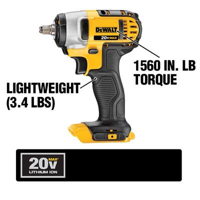 DEWALT - Dewalt 20v MAX - Impact Wrenches - Power Tools - The Home Depot