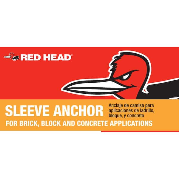 Red Head - 3/8 in. x 3 in. Hex-Head Sleeve Anchors (15-Pack)