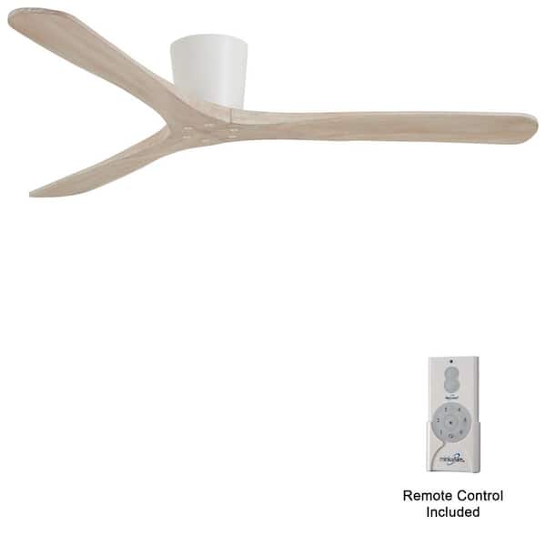 MINKA-AIRE Avtur 60 in. Indoor Flat White Propeller Ceiling Fan with Remote Included