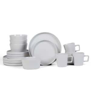 Celina 16-Piece Dinnerware Set Stoneware, Service for 4, White