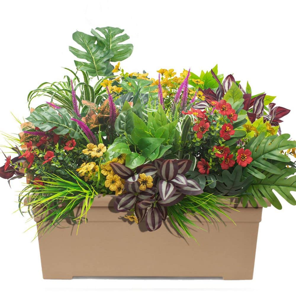 20 Pack Artificial Green Boston Fern UV Resistant Indoor Outdoor Faux Shrubs Plant for Garden Porch Window Box price history on PriceWatchPro