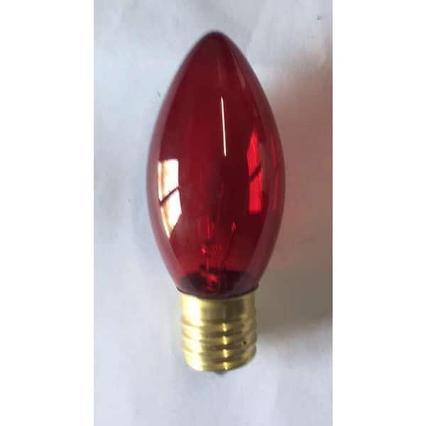 C9 Red Incandescent Bulb (Pack of 25)