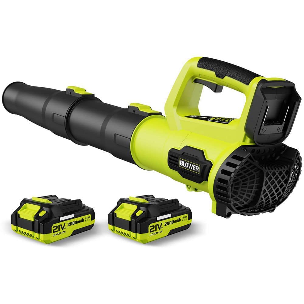 Cordless Leaf Collecting Tool Electric Leaf Blower with 2 Batteries Fast Charger Lightweight for Lawn Patio price history on PriceWatchPro