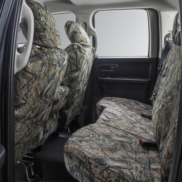 Covercraft Carhartt Mossy Oak Camo SeatSaver Front Row Custom Fit Seat Cover for Select Nissan Titan Models Duck Weave Break-Up Country SSC3367CAMB 