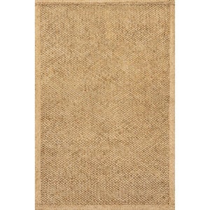 Willow Bordered Jute Natural 12 ft. x 15 ft. Indoor/Outdoor Patio Rug