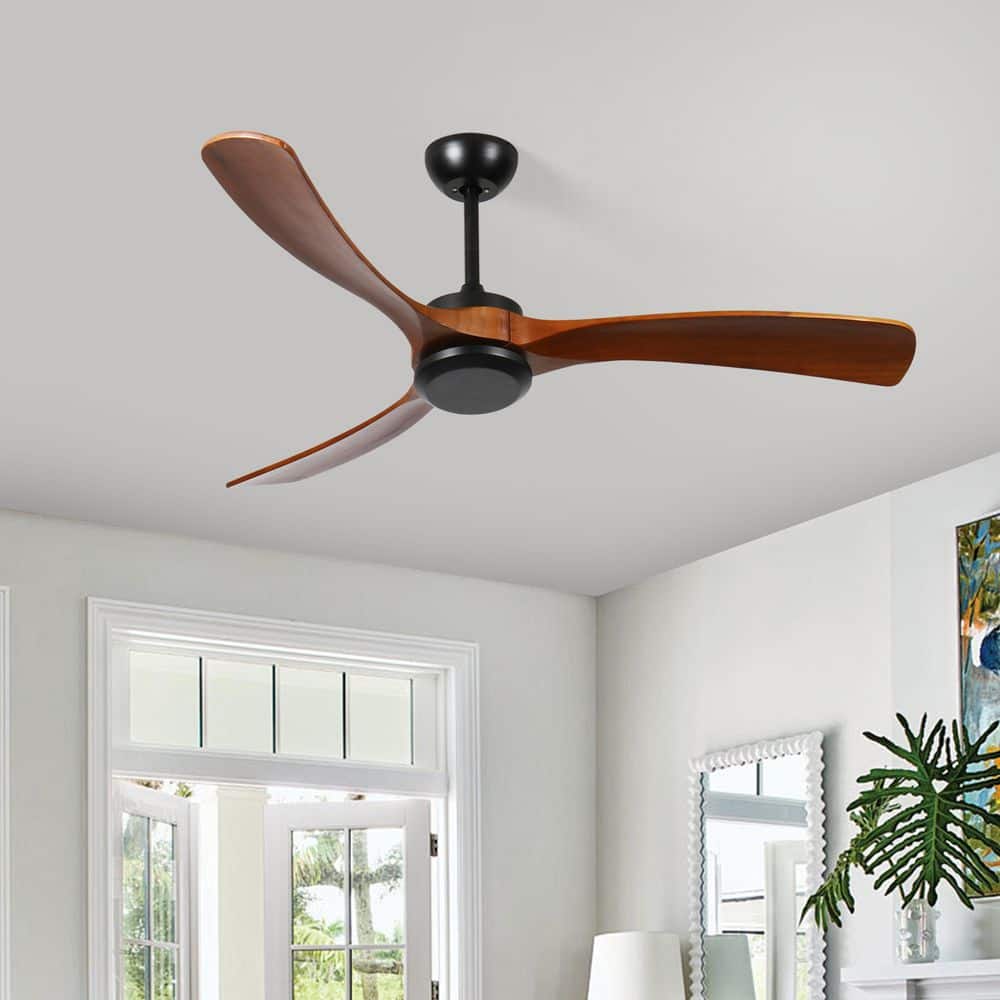 Byteany 6 ft. Indoor Black 110 V 180 RPM Industrial HVLS Ceiling Fan ...