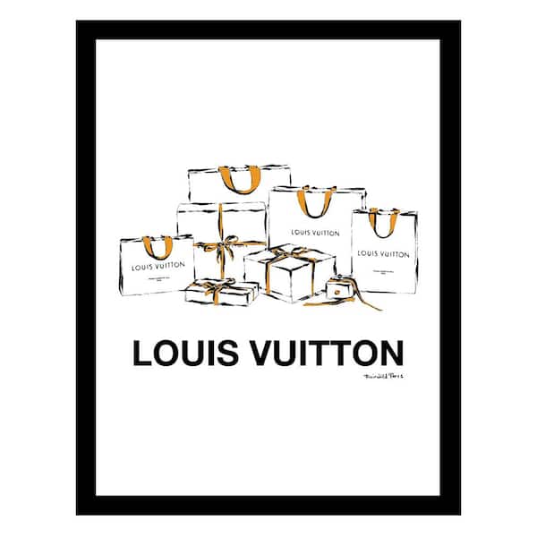 VENICE BEACH Collections High Fashion Glam Shopping Bags by Fairchild Paris 1 Piece Framed Graphic Print Abstract 18 in. x 14 in.