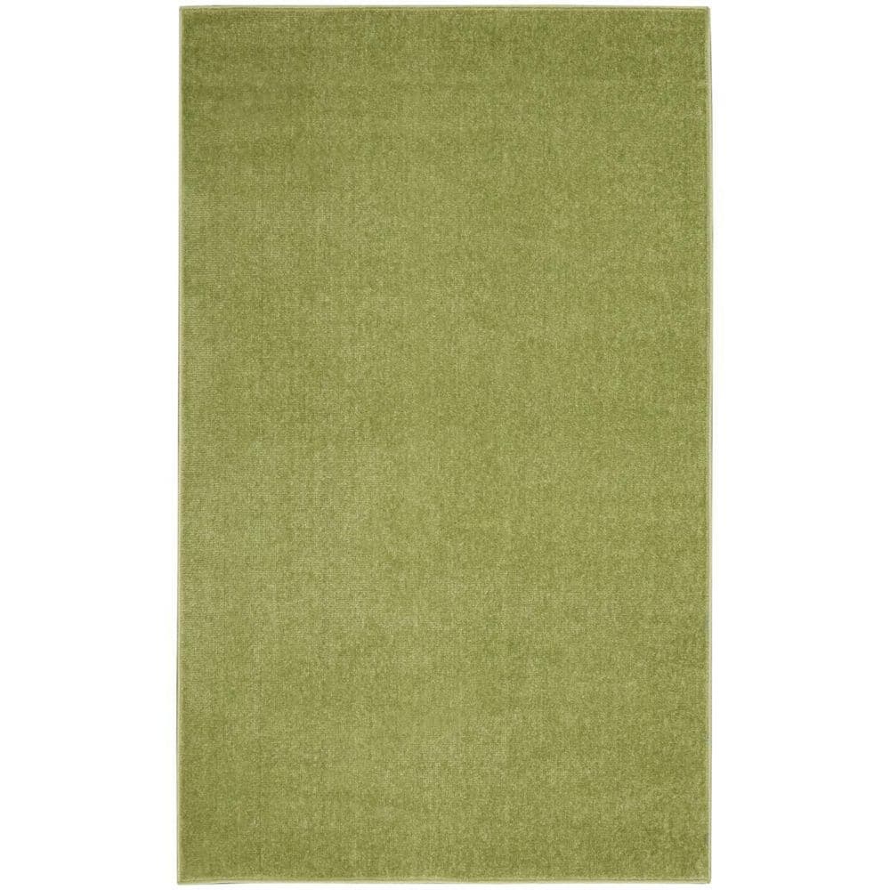 Green 3 ft. x 5 ft. Woven Polypropylene Indoor/Outdoor Area Rug price history on PriceWatchPro