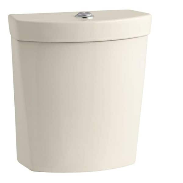 KOHLER Persuade 1.0 or 1.6 GPF Dual Flush Toilet Tank Only in Almond