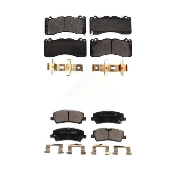TEC Front Rear Ceramic Brake Pads Kit for ford Mustang KTC-100593