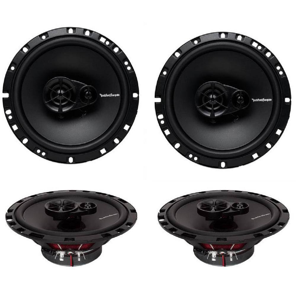 Rockford Fosgate 6.5 in. 90-Watt 3-Way Car Audio Coaxial Speakers ...