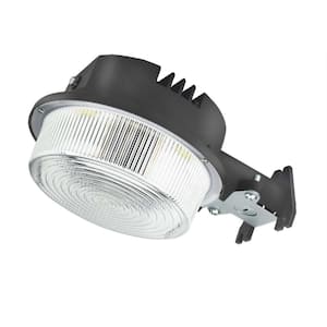 500-Watt Equivalent Integrated LED Bronze Weather Resistant 75W Area Light Dusk to Dawn, 5500K Area Light Flood Light