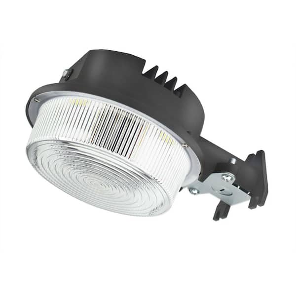 Honbei 250-Watt Equivalent Integrated LED Bronze Weather Resistant 50W Area Light Dusk to Dawn, 5000K Area Light Flood Light