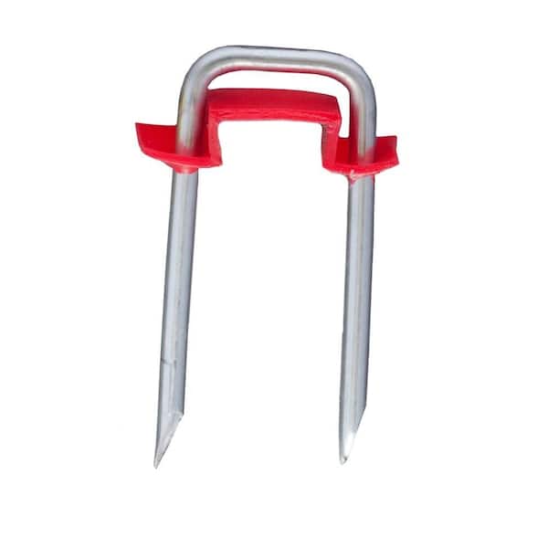 Briscon 1/2 in. Insulated Zinc Plated Steel Stacking Staple - Red (10-Pack)