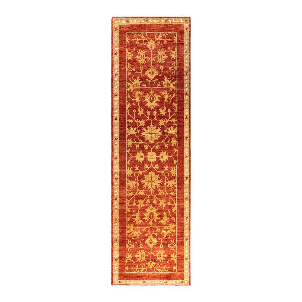 Eclectic Red 3 ft. x 10 ft. Floral Wool Indoor Area Rug price history on PriceWatchPro
