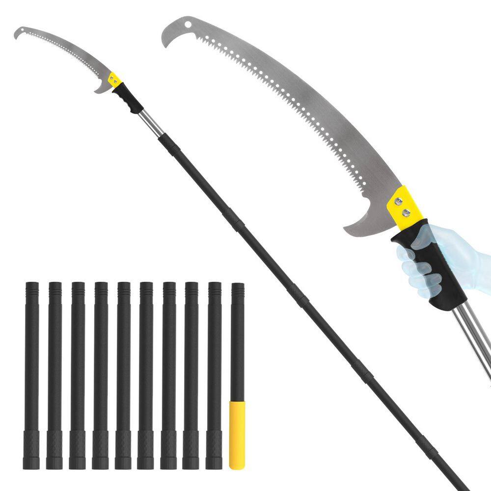 171 in. Pole Saw Adjustable Long handle with 17 in. Steel Blade Manual Tree Trimmer Pruning Saw Extension Branch Cutter price history on PriceWatchPro