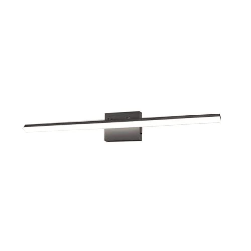 32 in. 1-Light 12W Black Modern Integrated LED Vanity Light Bar, Wall Sconce for Bathroom Mirror, Makeup & Dressing Area price history on PriceWatchPro
